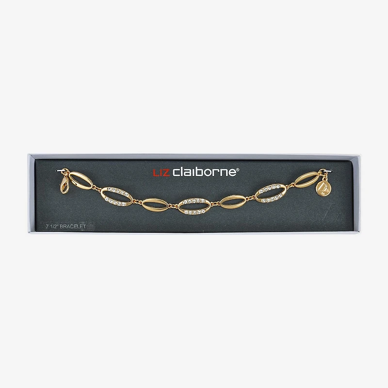 Liz Claiborne Womens Glass Strand Bracelet