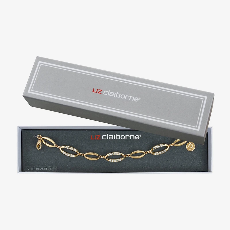 Liz Claiborne Womens Glass Strand Bracelet