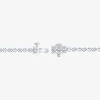 Floating Diamonds (F / Vs2) Womens 5 CT. T.W. Lab Grown White Diamond 14K Gold 7.25 Inch Tennis Bracelet