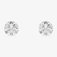 Floating Diamonds (F / Vs2) 1/2 CT. T.W. Lab Grown White Diamond 14K Gold 4.2mm Round Stud Earrings