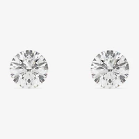 Floating Diamonds (F / Vs2) 2 CT. T.W. Lab Grown White Diamond 14K Gold 6.7mm Round Stud Earrings