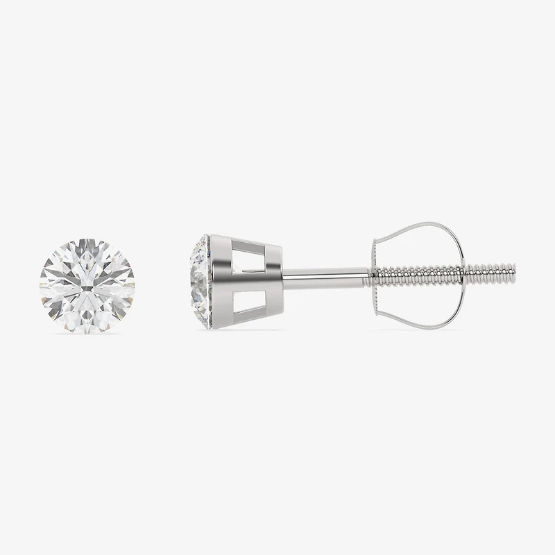 Floating Diamonds (F / Vs2) Womens 2 CT. T.W. Lab Grown White Diamond 14K Gold Round Jewelry Set