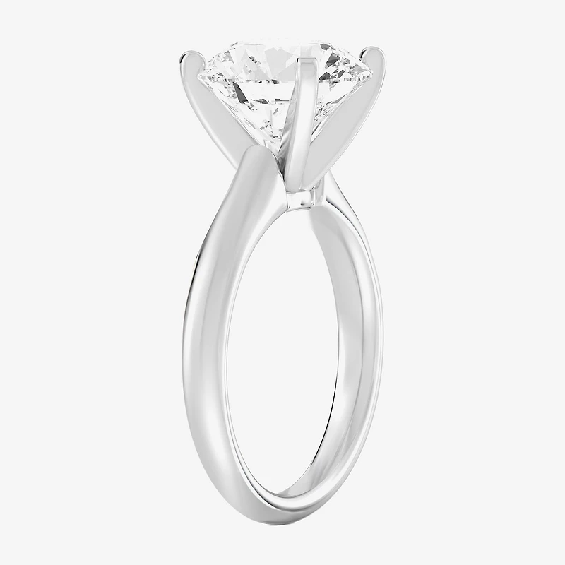 5 CT. Round Lab-Grown (F / VS1) Diamond Solitaire Engagement Ring 14k Gold