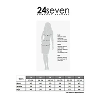24seven Comfort Apparel Womens Long Sleeve Open Front Plus Cardigan