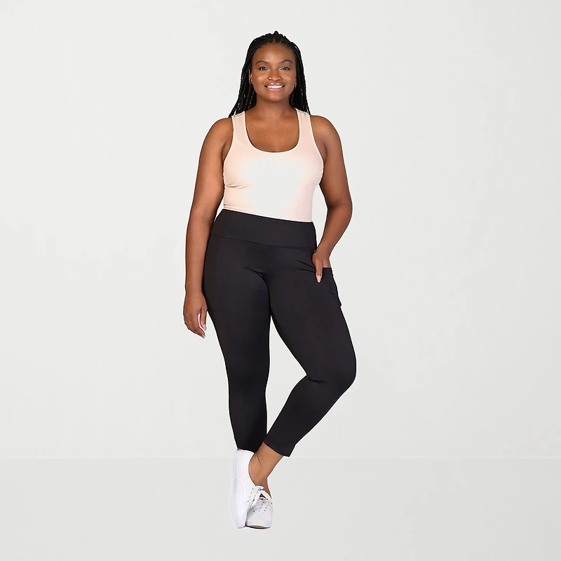 24seven Comfort Apparel Womens Plus Yoga Pant