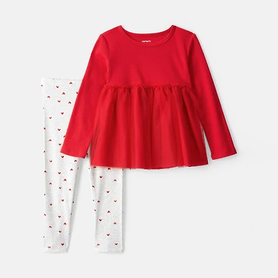 Carter's Valentines Day Toddler Girls 2-pc. Pant Set