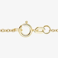 (I-J/I2-I3) Womens Diamond Accent and Gemstone 10K Gold Cushion 18 Inch Pendant Necklace