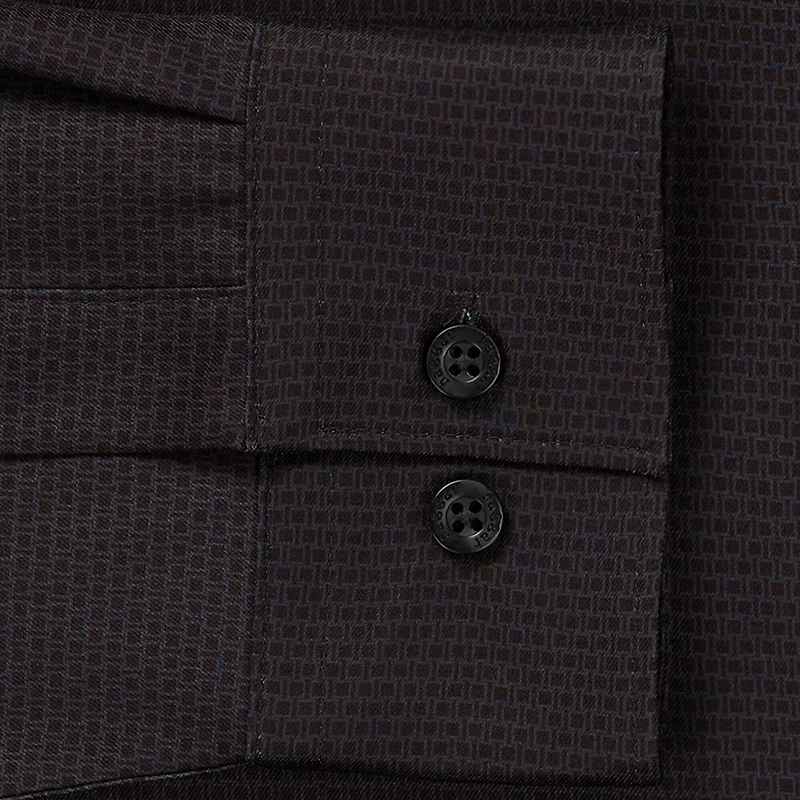 Haggar Performance Mens Long Sleeve Regular Fit Button-Down Shirt