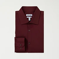 Haggar Smart Wash Mens Slim Fit Easy Care Long Sleeve Dress Shirt