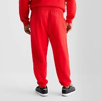 Shaquille O'Neal XLG™ Double Knit Pique Mens Drawstring Waist Cuffed Mid Rise Classic Fit Big and Tall Active Jogger Pant