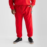 Shaquille O'Neal XLG™ Double Knit Pique Mens Drawstring Waist Cuffed Mid Rise Classic Fit Big and Tall Active Jogger Pant