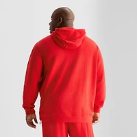 Shaquille O'Neal XLG™ Double Knit Pique Mens Long Sleeve Active Big and Tall Hoodie