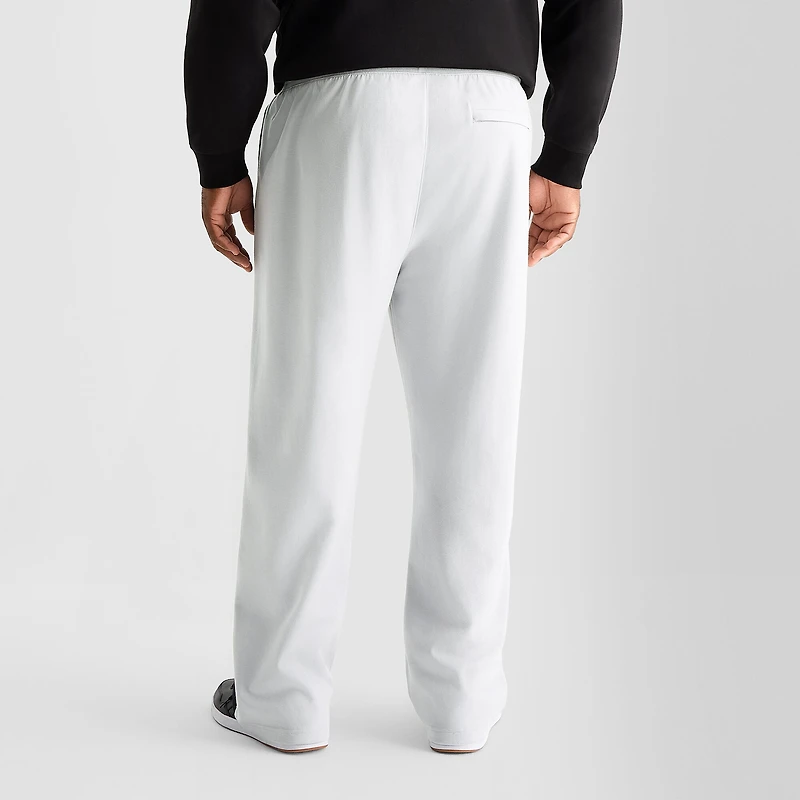 Shaquille O'Neal XLG™ Double Knit Mens Straight Mid Rise Classic Fit Big and Tall Track Pant