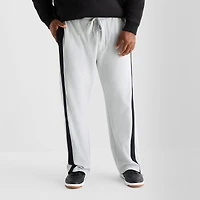 Shaquille O'Neal XLG™ Double Knit Mens Straight Mid Rise Classic Fit Big and Tall Track Pant