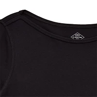 St. John's Bay Womens Easy-on + Easy-off Boat Neck Short Sleeve Adaptive T-Shirt