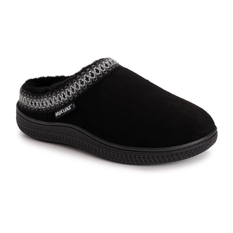 Muk Luks Jordi Slipper Womens Memory Foam Slip-On Slippers