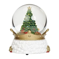 Roman 7"H Musical Nutcracker Head Dome Christmas Tabletop Decor