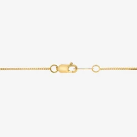 I-J/Vs1-Vs2) Womens 1 CT. T.W. Lab Grown White Diamond 14K Gold 18 Inch Pendant Necklace
