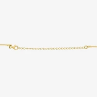 Diamond Addiction (G-H / Si2-I1) Womens 1/ CT. T.W. Lab Grown White Diamond 14K Gold Over Silver Inch Pendant Necklace