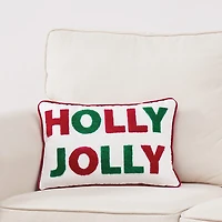 Truly Soft Holly Jolly Decorative Bed Pillow