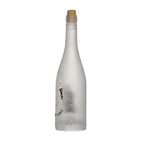 Roman 12"H Lighted Swirl Grim And Tonic Bottle Halloween Tabletop Decor