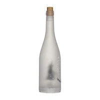 Roman 12"H Lighted Swirl Grim And Tonic Bottle Halloween Tabletop Decor