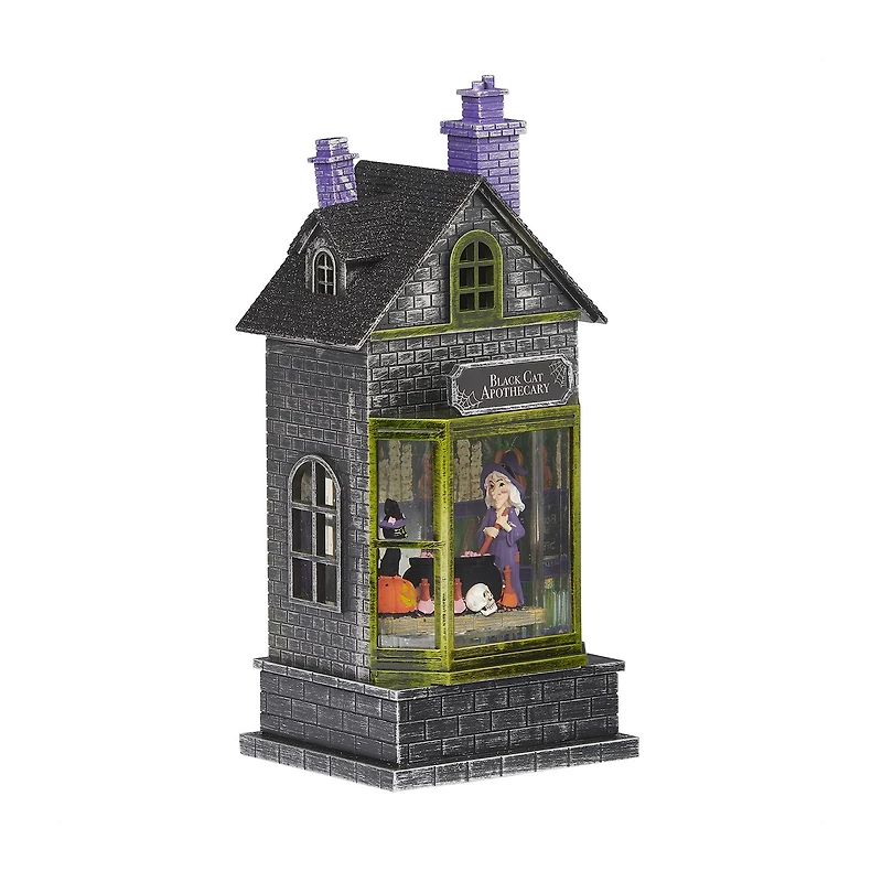 Roman 11"H Lighted Swirl Potion Shop Halloween Tabletop Decor
