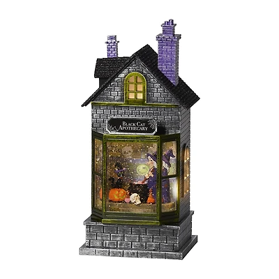 Roman 11"H Lighted Swirl Potion Shop Halloween Tabletop Decor
