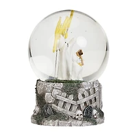 Roman 7"H Lighted Ghost Dome With Boo Light Halloween Tabletop Decor