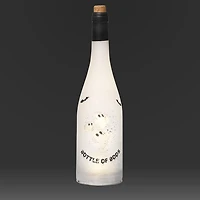 Roman 12"H Lighted Swirl Bottle Of Boos Halloween Tabletop Decor