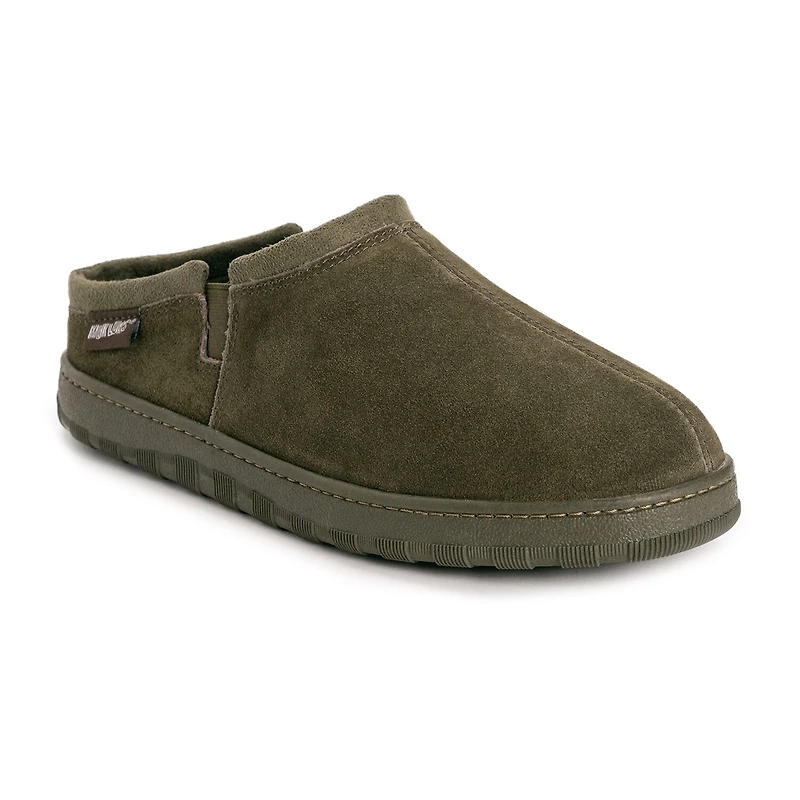 Muk Luks Matt Mens Memory Foam Slip Resistant Slip-On Slippers