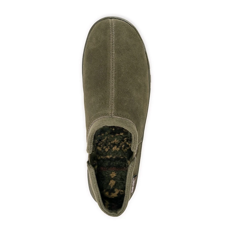 Muk Luks Matt Mens Memory Foam Slip Resistant Slip-On Slippers