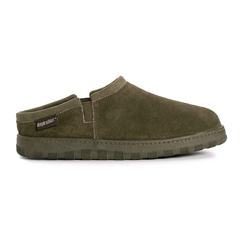 Muk Luks Matt Mens Memory Foam Slip Resistant Slip-On Slippers