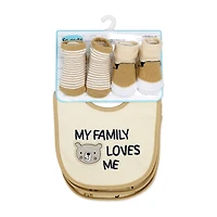3 Stories Trading Company Baby Unisex 6-pc. Baby Clothing Set