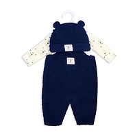 3 Stories Trading Company Baby Boys 3-pc. Jumpsuit Set