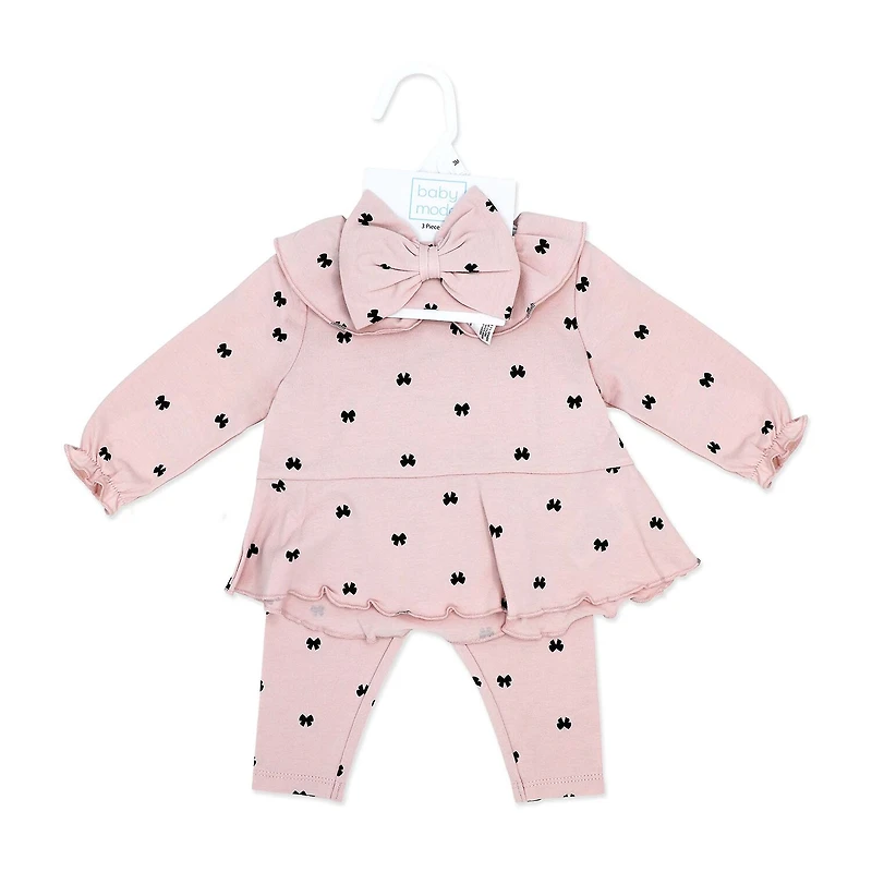 3 Stories Trading Company Baby Girls 3-pc. Legging Set