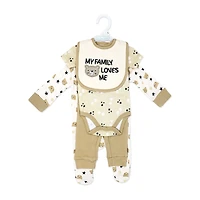 3 Stories Trading Company Baby Unisex 4-pc. Clothing Set