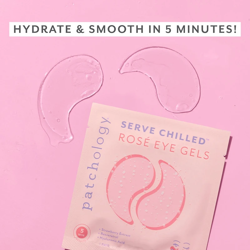 Patchology Serve Chilled Rose Eye Gels 5 Pair