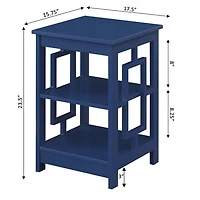 Convenience Concepts Town Square Living Room Collection Storage Console Table