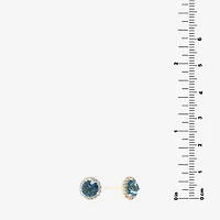 Sparkle Allure Austrian Crystal Halo Round Stud Earrings