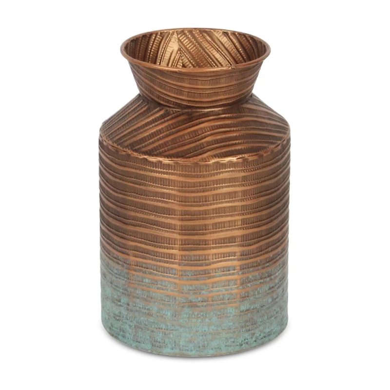 Cheungs Kyani Copper And Teal Milk Jug Decorative Jar