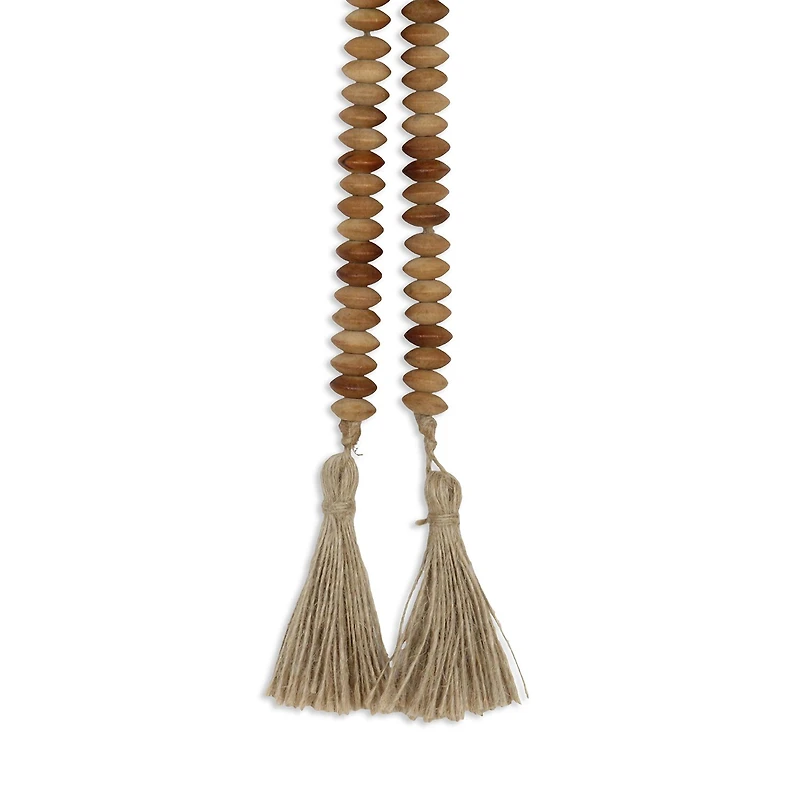 Cheungs Akaida Wooden Abacus Styled Tassel Handmade Tabletop Decor