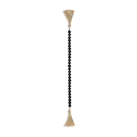 Cheungs Akaida Dark Blue Wood Bead Tassel Handmade Tabletop Decor