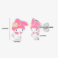 Womens 18K Gold Over Brass Hello Kitty Kuromi My Melody 2 Pair Earring Set
