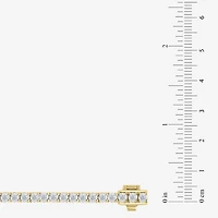 (H-I / I1) 2 CT. T.W. Lab Grown White Diamond 10K or Yellow Gold 7.25 Inch Tennis Bracelet