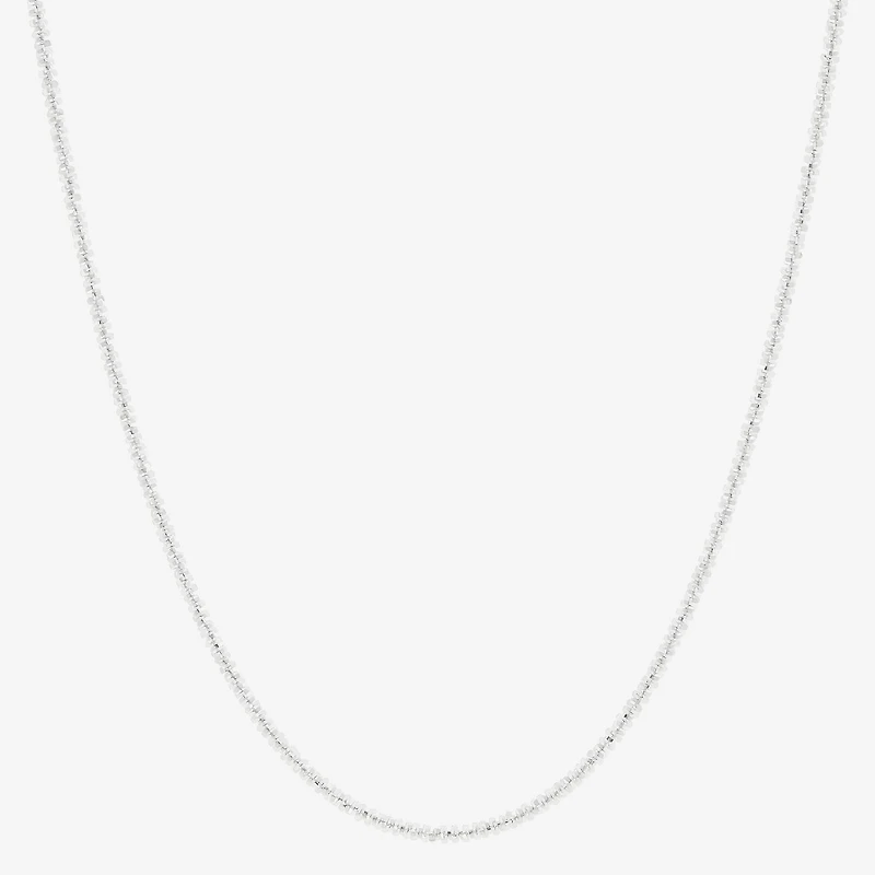 Womens 14K Gold 22 Inch Link Necklace