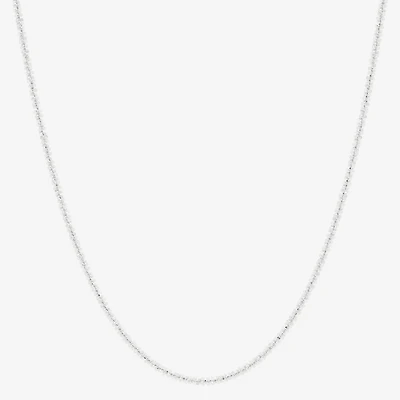 Womens 14K Gold 22 Inch Link Necklace