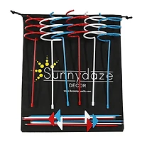 Net Health Shops Red White & Blue Outdoor Drink Holder Yard Art
