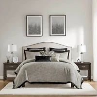 Madison Park Signature Reed Luxury 8-pc. Jacquard Comforter Set