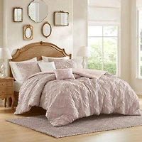 Madison Park Vera Sculpted Jacquard 5-pc. Comforter Set